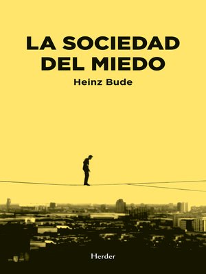 cover image of La sociedad del miedo